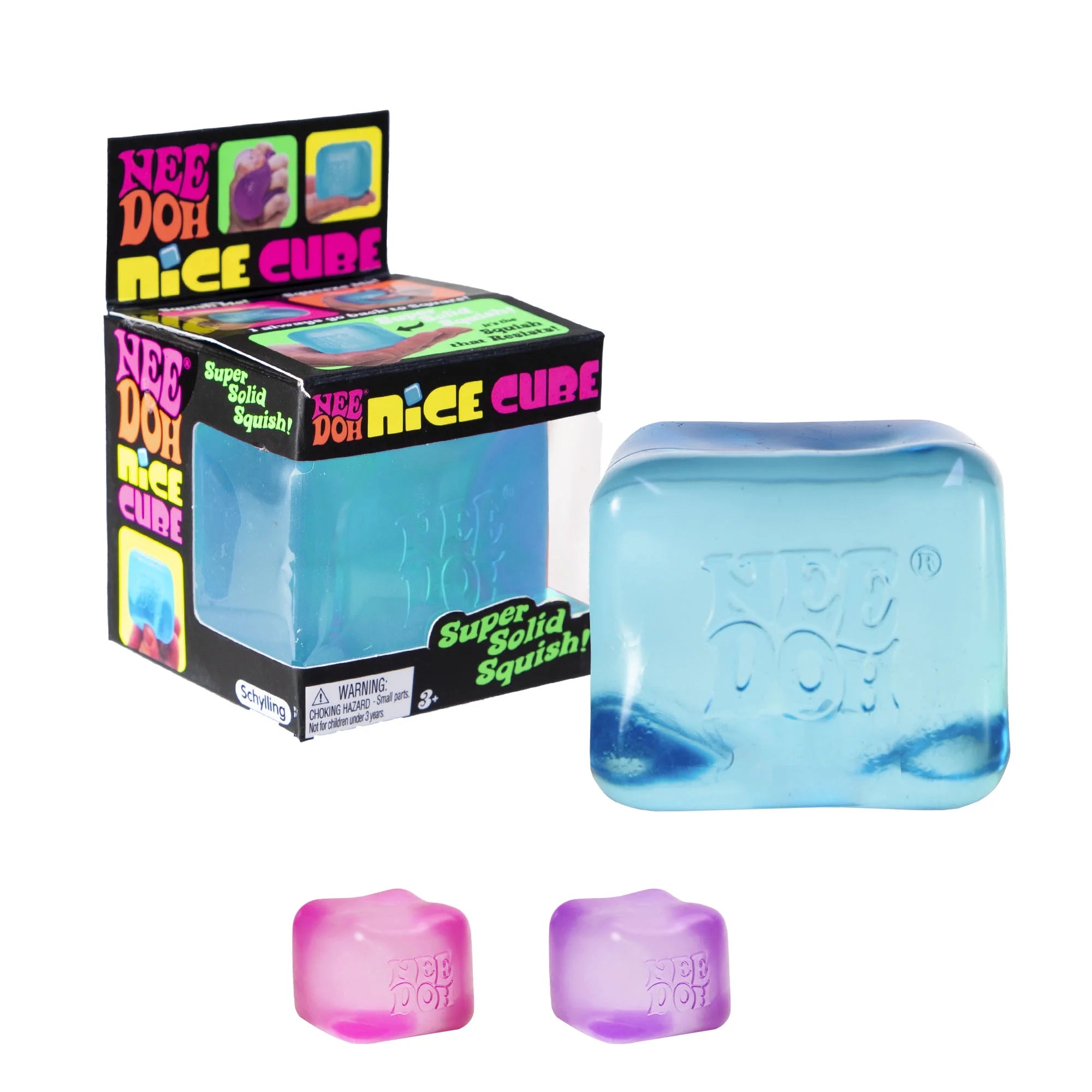 Nice Cube, Satisfying Square Shaped Sensory Toy, (1 Piece, Color May Vary), Children Ages 3+